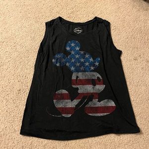 Mickey Mouse red white and blue tank